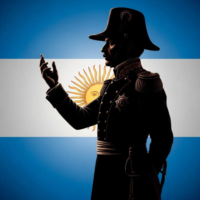 Manuel Belgrano: Argentine Hero Silhouette