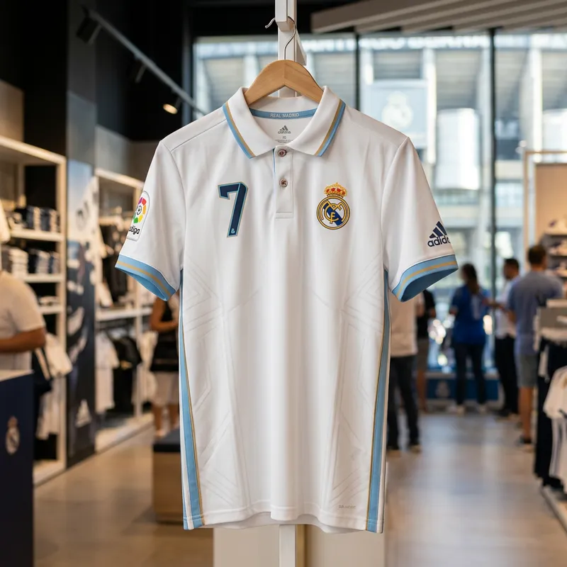 Modern Real Madrid Polos with Number 7 Modern Real Madrid Polos with Number 7