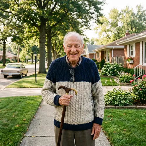 Heartwarming Portrait of an Elderly Gentleman