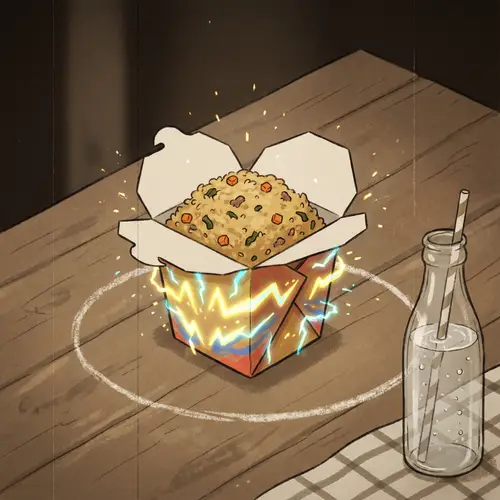 Colorful Animated Rice Box with Chaofan: Culinary Art Scene