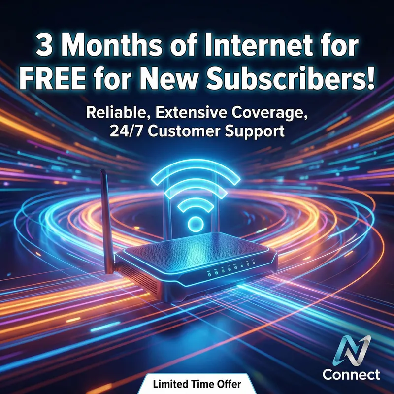 Special Offer: Get 3 Months of Free Internet Today!