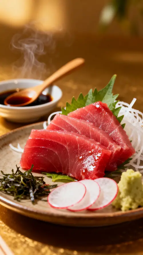 Delicious Tuna Sashimi Photography