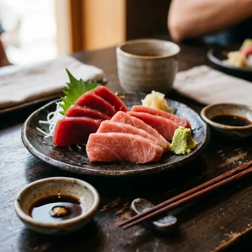 Delicious Tuna Sashimi Photography