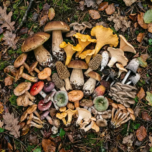 Explore Delicious Forest Edible Mushrooms