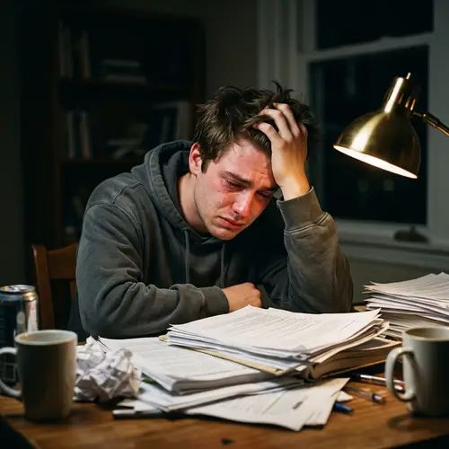 Overwhelmed: A Young Guy's Struggle in Darkness