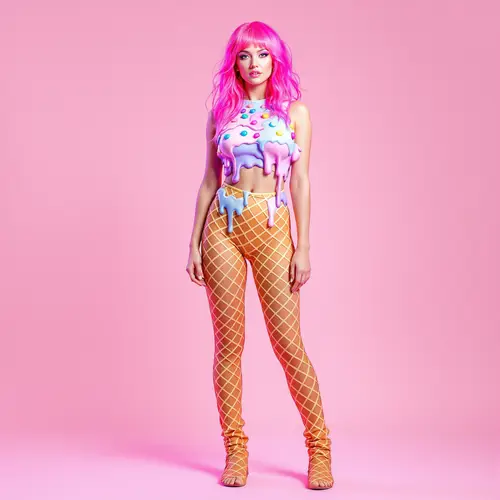 Whimsical Ice Cream-Themed Fashion Inspiration