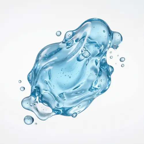 Elegant Blue Gel Texture Overview