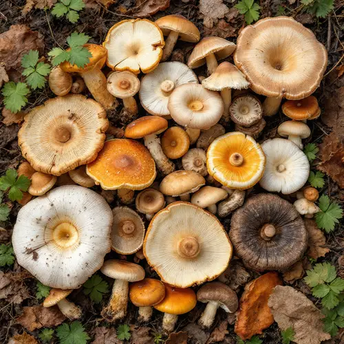 Explore Delicious Forest Edible Mushrooms