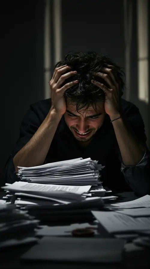 Overwhelmed: A Young Guy's Struggle in Darkness