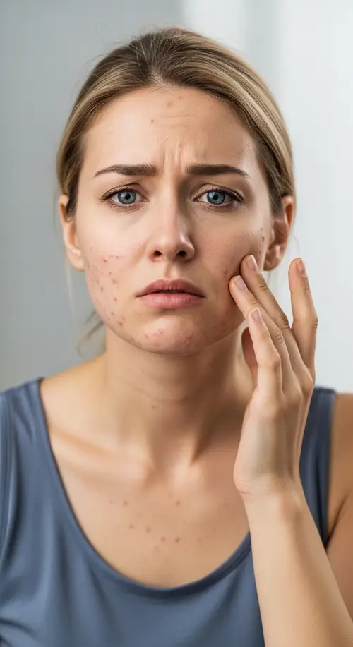 Struggles with Acne: A Realistic Portrait