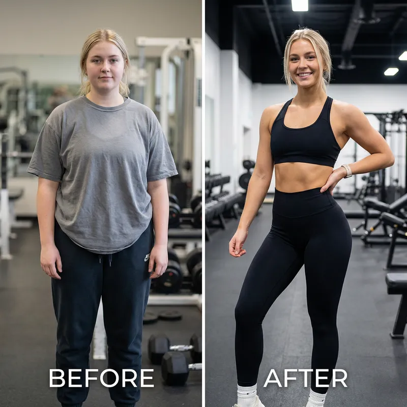 Slim Transformation: Before and After Fitness Journey