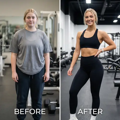 Slim Transformation: Before and After Fitness Journey