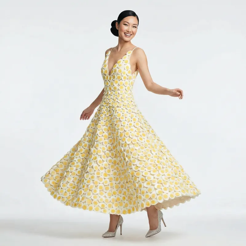 Extravagant Egg Dress | Couture Fashion Inspiration