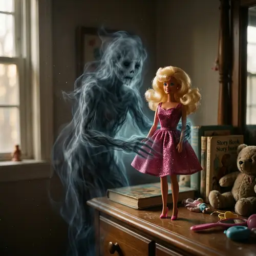 Eerie Spectral Entity Near Popular Fashion Doll