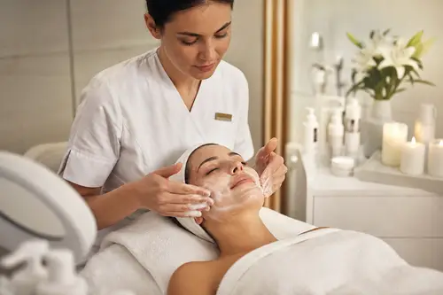 Gentle Facial Cleansing by Expert Esthetician