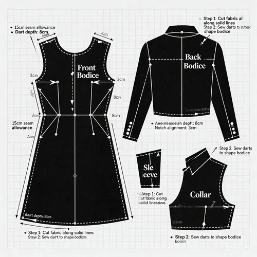 Professional Sewing Pattern for DIY Garments