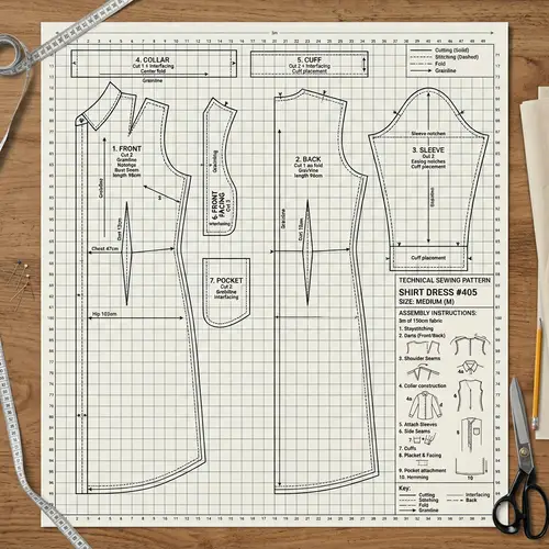 Professional Sewing Pattern for DIY Garments