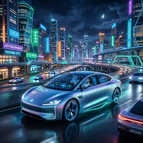 Futuristic Electric Vehicle: The Future of Eco-Friendly Travel