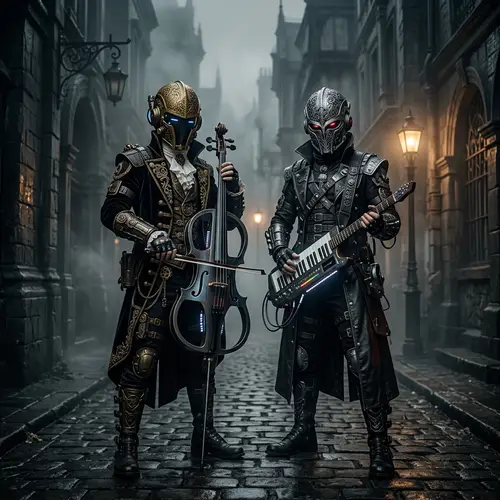Daft Punk Bloodborne Fusion: Gothic Electronic Musicians