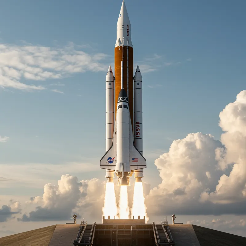 Custom NASA Style Rocket - Unique Design