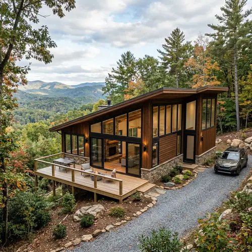 Modern Mountain Home Design in North Carolina