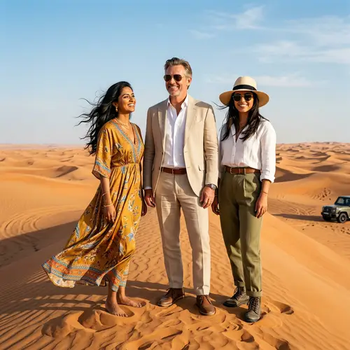 Desert Fashion: Elegance and Adventure in the Arid Landscape