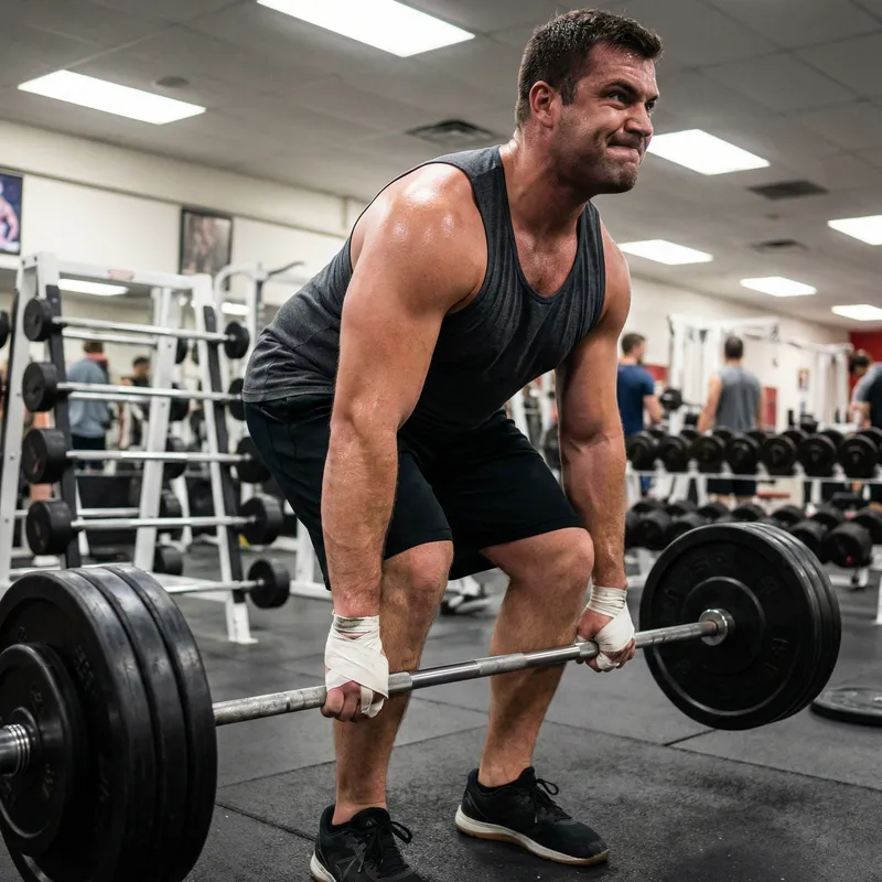 Muscular Weight Lifter | Strength Training | Gym Exercise