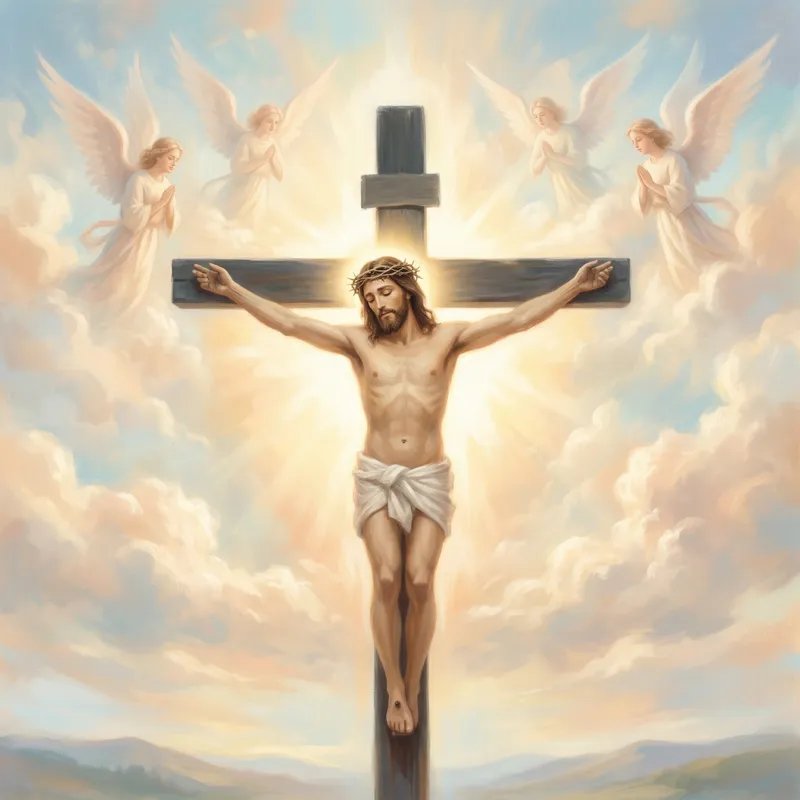 Spiritual Art: Jesus Christ on the Cross Spiritual Art: Jesus Christ on the Cross