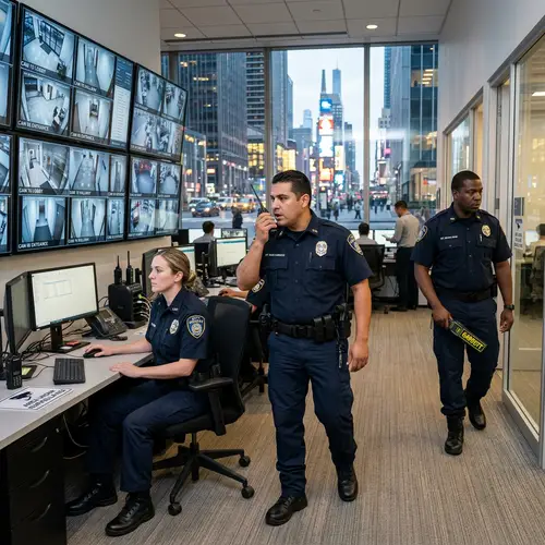 Professional Security Guards in Action | Office Building Surveillance