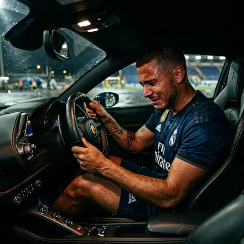 Emotional Soccer Player in Luxury Car | Intense Scene