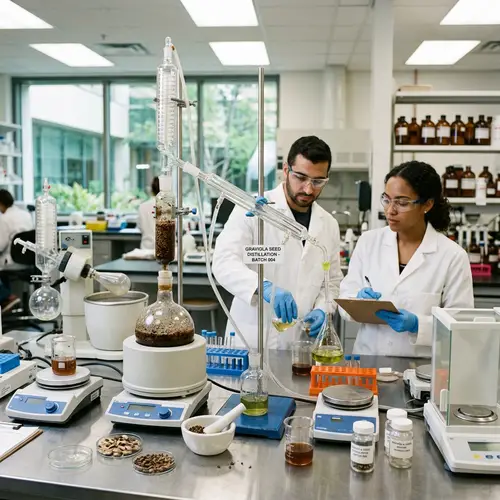 Laboratory Distillation of Soursop Seeds