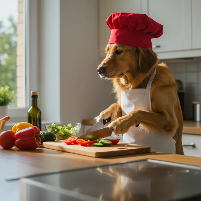 Healthy Cooking Tips from a Dog Chef