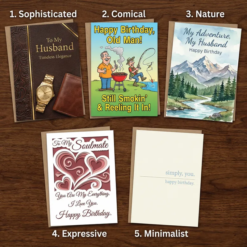 Sophisticated, Comical, Nature-Themed & More Birthday Cards for Husband Sophisticated, Comical, Nature-Themed & More Birthday Cards for Husband