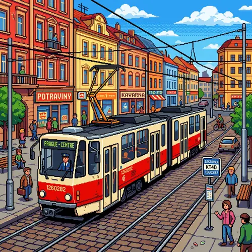 8-Bit KT4D Tatra Video Game Art