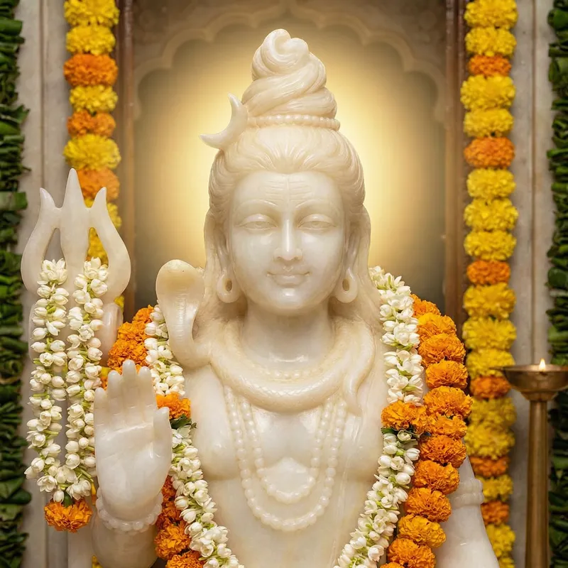 Lord Shiva: Divine Glory and Camphor Skin Tone