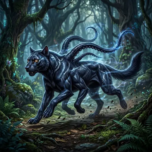 Displacer Beast and Blink Dog Hybrid