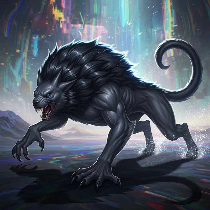 Displacer Beast and Blink Dog Hybrid