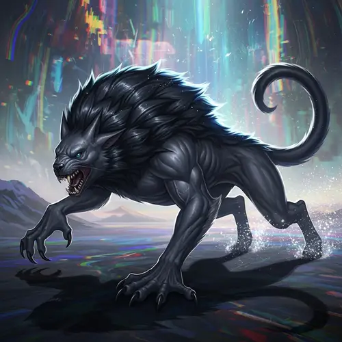 Displacer Beast and Blink Dog Hybrid