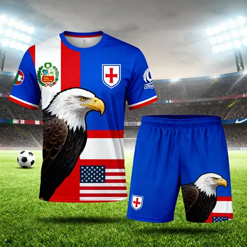 Football Shirt & Shorts with English Logo