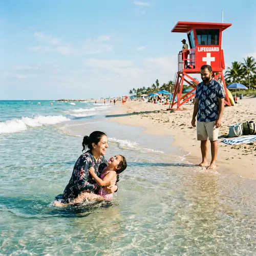 Heartwarming Family Moment at Beach | Mother, Child, Father