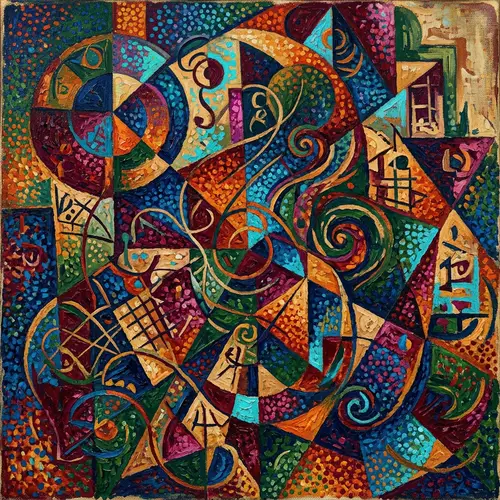 Abstract Art Inspired Digital Masterpiece