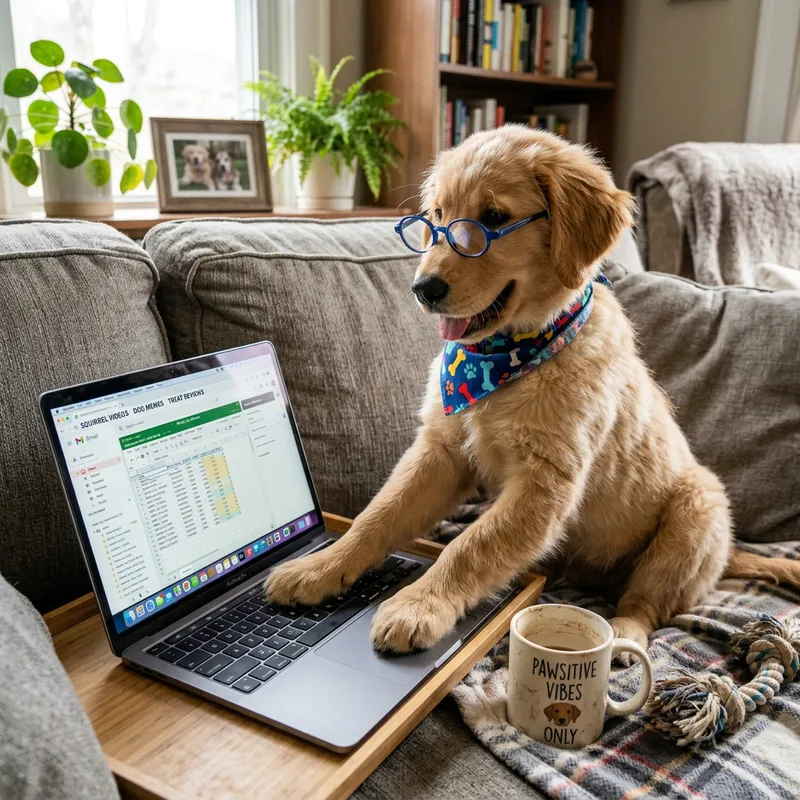 Funny Dog with a Laptop - Hilarious Moments Funny Dog with a Laptop - Hilarious Moments