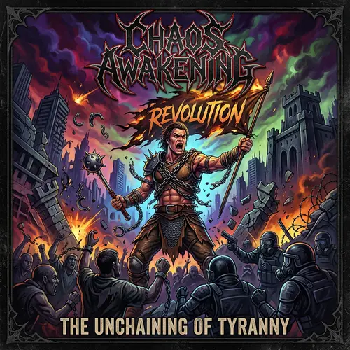 Thrash Metal Band IMPERMANENCE Album Cover Art | Defiant Revolution Visual