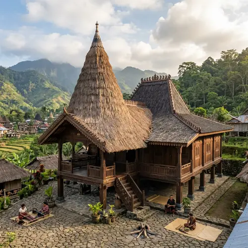 Elegant Joglo and Stilt House Roof Designs