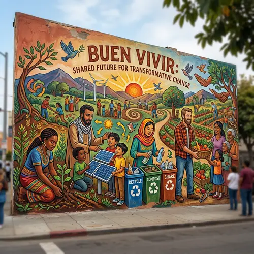 Buen Vivir Mural: Tranformative Change & Sustainable Practices