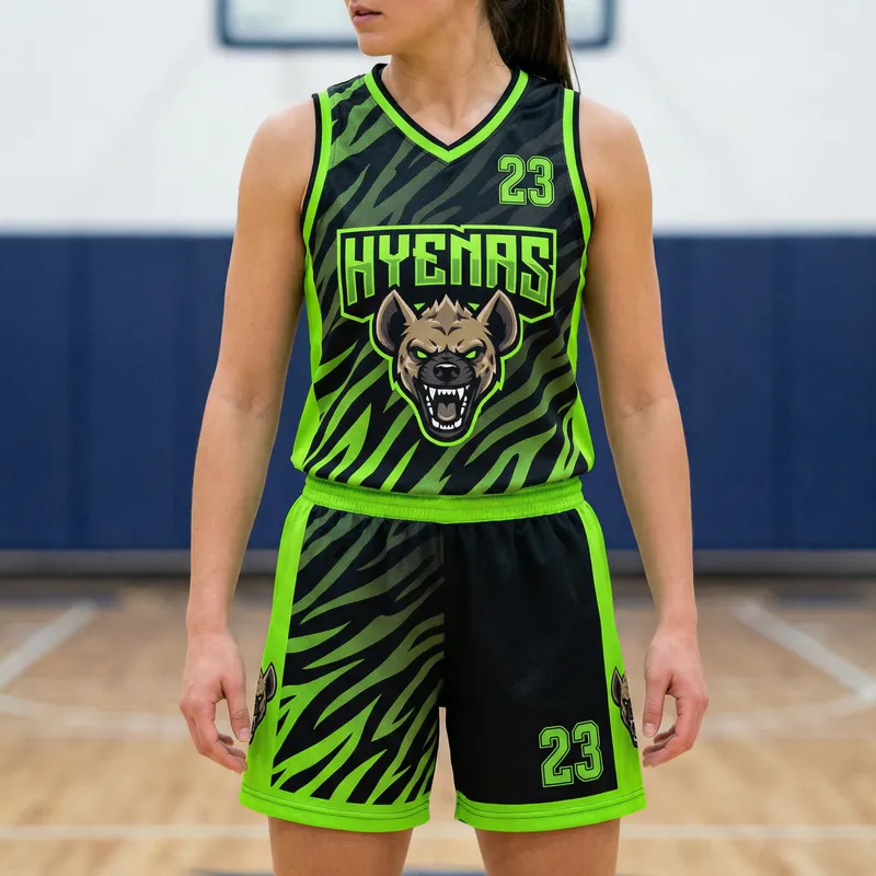 Stylish Women’s Basketball Uniforms - Hyenas Stylish Women’s Basketball Uniforms - Hyenas