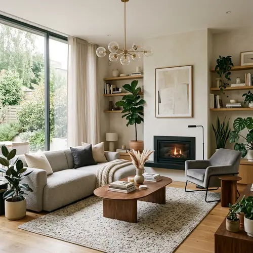 Modern Living Room Design with Neutral Colors