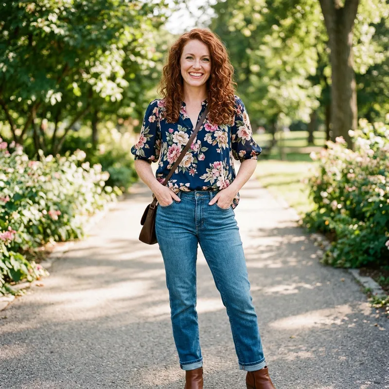 Vibrant Redhead: Style and Beauty Inspiration