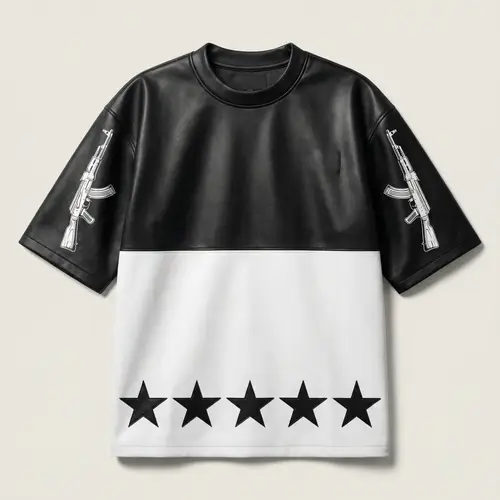 Luxury Oversize NHL Jersey with Hip-Hop Influence