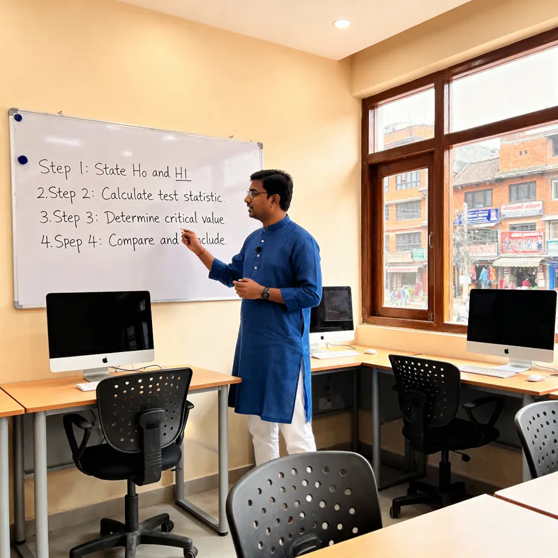 Nepali Math Teacher in Kathmandu | A Level Statistics